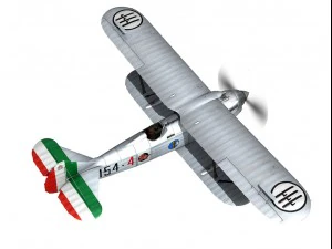 fiat cr 32 italy airforce 154 squadriglia 3D Model