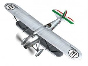 fiat cr 32 italy airforce 154 squadriglia 3D Model