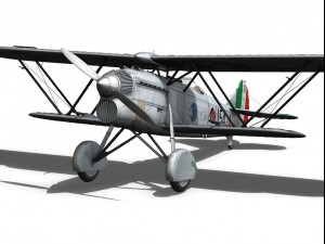 fiat cr 32 italy airforce 154 squadriglia 3D मॉडल