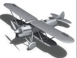 fiat cr 32 italy airforce 154 squadriglia 3D मॉडल
