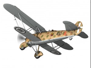 fiat cr 32 italy airforce 410 squadriglia 3D Modell