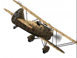 fiat cr 32 italy airforce 410 squadriglia 3D Modell