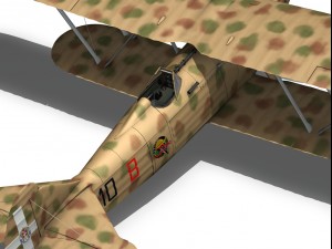 fiat cr 32 italy airforce 410 squadriglia 3D Modell