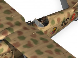 fiat cr 32 italy airforce 410 squadriglia 3D Modell