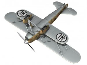 fiat cr 32 italy airforce 410 squadriglia 3D Model