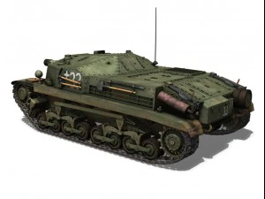 43m zrinyi ii hungarian assault 3rd battery 33 3D Model