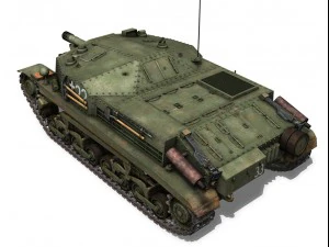 43m zrinyi ii hungarian assault 3rd battery 33 3D Model