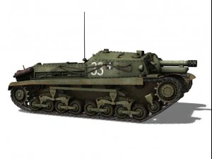 43m zrinyi ii hungarian assault 3rd battery 33 3D Model