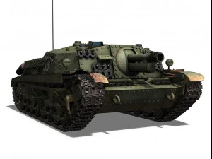 43m zrinyi ii hungarian assault 3rd battery 33 3D Model