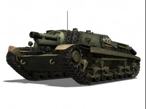 43m zrinyi ii hungarian assault 3rd battery 33 3D Model