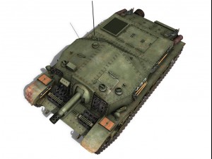 43m zrinyi ii hungarian assault 3rd battery 33 3D 模型