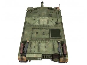 43m zrinyi ii hungarian assault 3rd battery 33 3D Model
