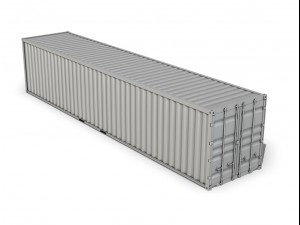 40ft shipping container k line 3D-Modell