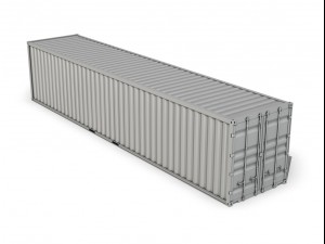40ft shipping container hapag lloyd Modelo 3D