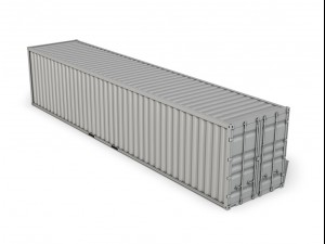 40ft shipping container wan hai Modello 3D