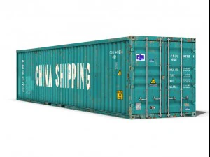 40ft shipping container china shipping 3D Model