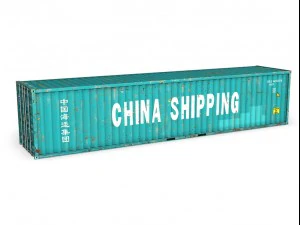 40ft shipping container china shipping 3D Model