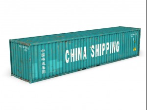 40ft shipping container china shipping 3D Model