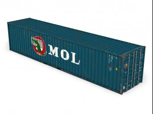 40ft shipping container mol 3D Model