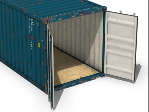 40ft shipping container mol Modelo 3D