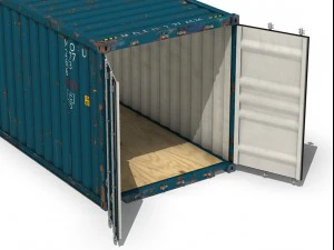 40ft shipping container mol 3D Model