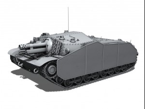 43m zrinyi ii hungarian assault Modèle 3D