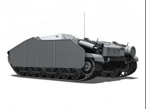 43m zrinyi ii hungarian assault 3D Model