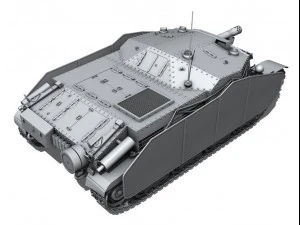 43m zrinyi ii hungarian assault 3D Model