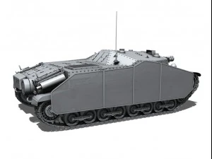 43m zrinyi ii hungarian assault 3D Model