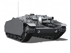 43m zrinyi ii hungarian assault Modèle 3D