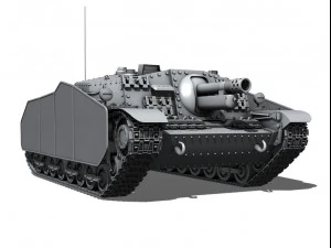 43m zrinyi ii hungarian assault 3D Model