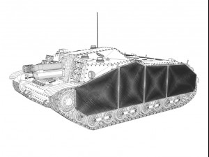 43m zrinyi ii hungarian assault Modèle 3D