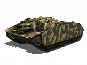43m zrinyi ii hungarian assault 3rd battery 37 Model 3D