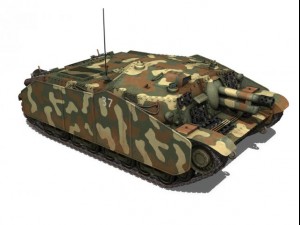 43m zrinyi ii hungarian assault 3rd battery 37 Model 3D