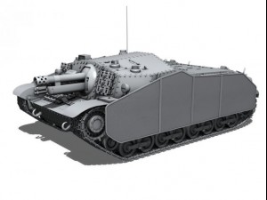 43m zrinyi ii hungarian assault 3rd battery 37 Model 3D