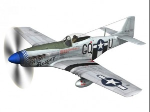 north american p51d mustang grim reaper 3D-Modell