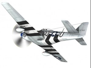 north american p51d mustang grim reaper 3D-Modell