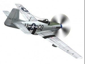 north american p51d mustang grim reaper 3D-Modell