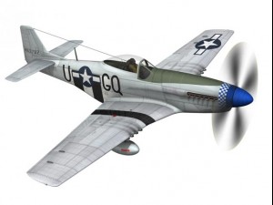 north american p51d mustang grim reaper 3D-Modell