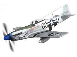 north american p51d mustang grim reaper 3D-Modell