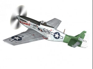 north american p51d mustang the enchantress 3D Модель