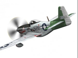 north american p51d mustang the enchantress 3D Модель