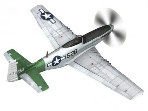 north american p51d mustang the enchantress 3D Model