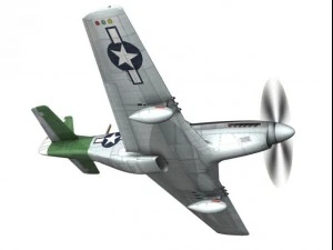 north american p51d mustang the enchantress 3D Model
