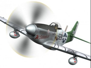 north american p51d mustang the enchantress 3D Модель