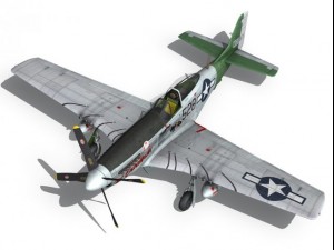 north american p51d mustang the enchantress 3D Модель
