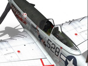 north american p51d mustang the enchantress 3D Модель