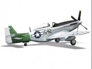 north american p51d mustang fighting lady Modelo 3D