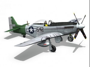 north american p51d mustang fighting lady Modelo 3D