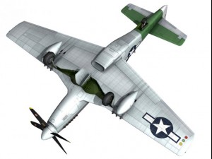 north american p51d mustang fighting lady Modelo 3D